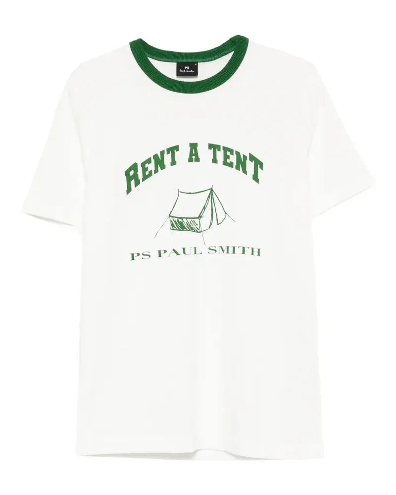 Paul Smith T-Shirt mit Print - Weiß Weiß