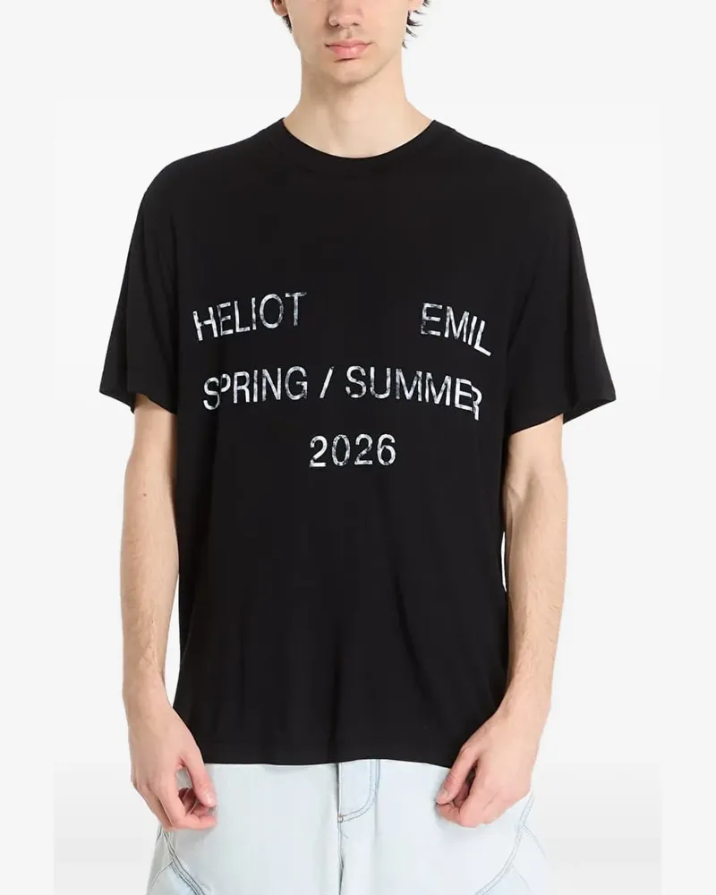 Heliot Emil short-sleeve T-shirt - Schwarz Schwarz