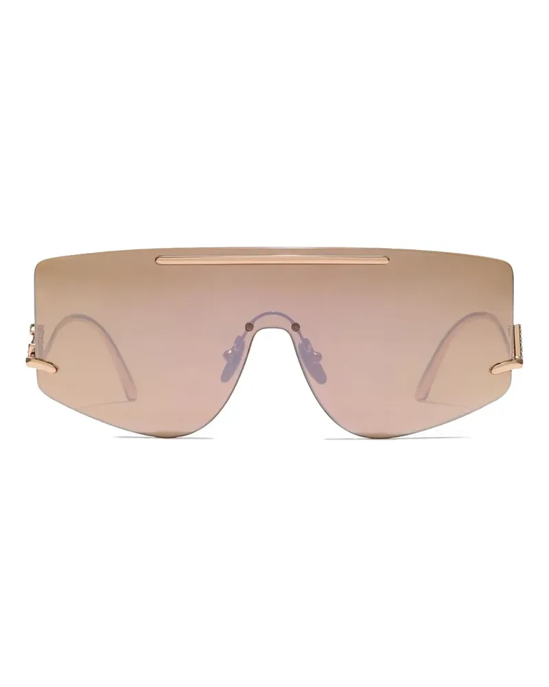 Dolce & Gabbana Sonnenbrille mit Shield-Gestell - Rosa Rosa