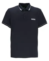 HUGO BOSS Paul Pro Poloshirt mit Logo-Print Blau