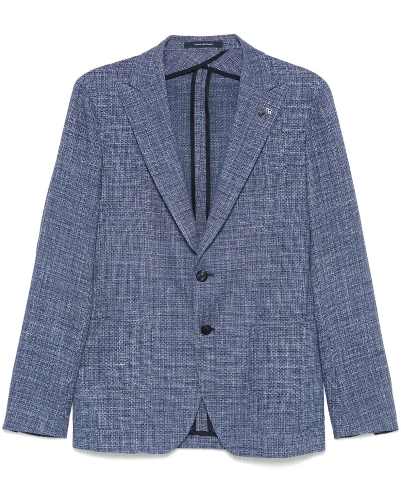 Tagliatore Strukturiertes Sakko - Blau Blau