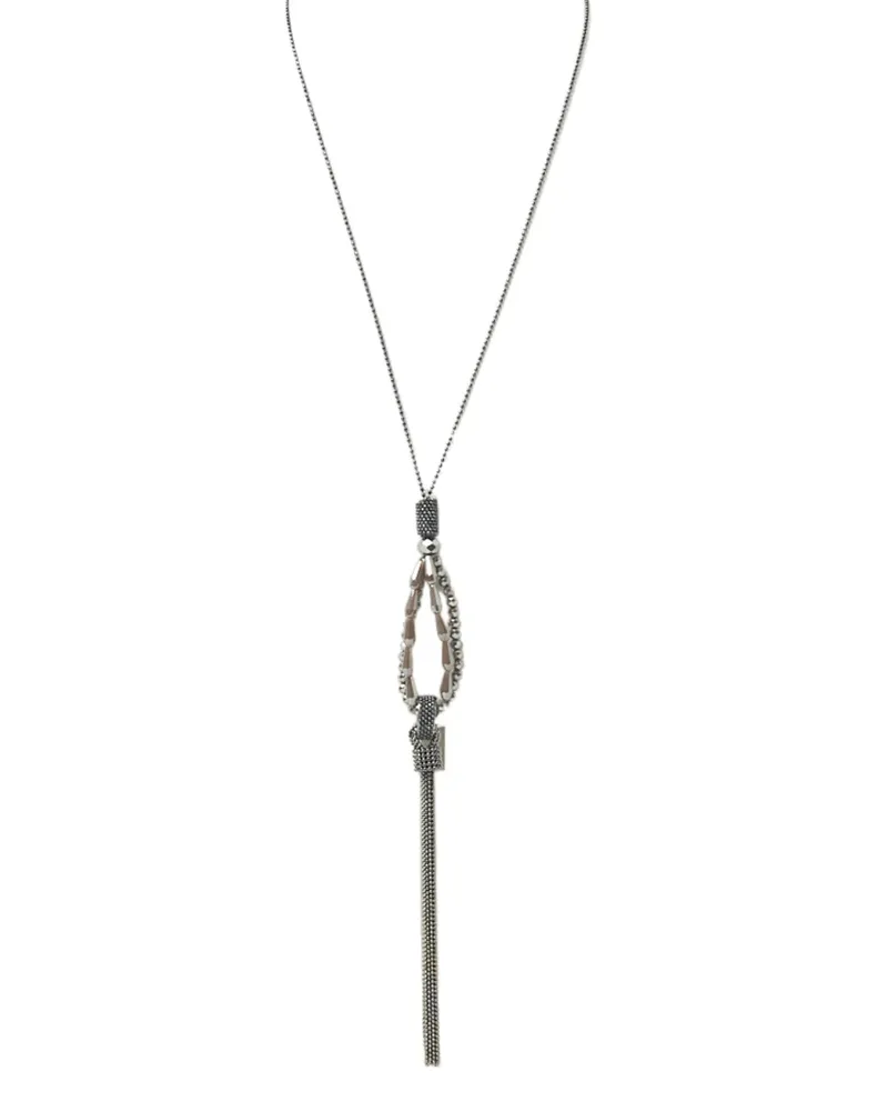 Peserico Perlenkette mit Quaste - Braun Braun