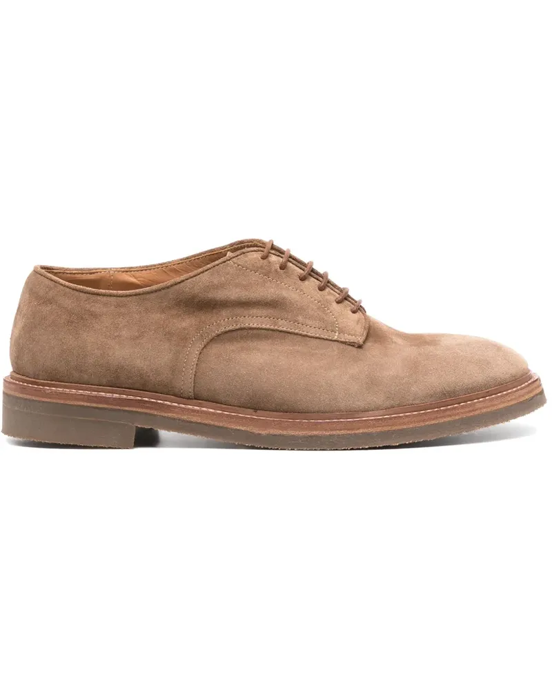 Alberto Fasciani Derby-Schuhe aus Wildleder - Nude Nude