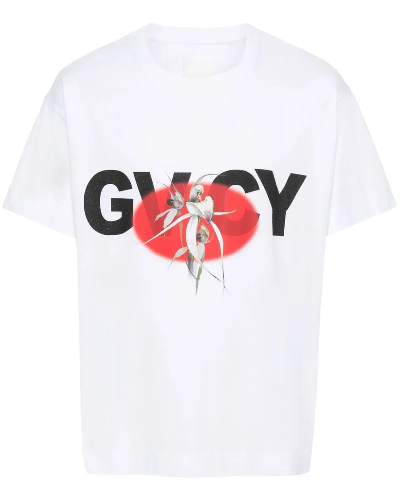 Givenchy T-Shirt mit Logo-Print - Weiß Weiß