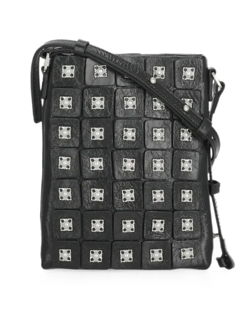 ash Rubina studded shoulder bag - Schwarz Schwarz