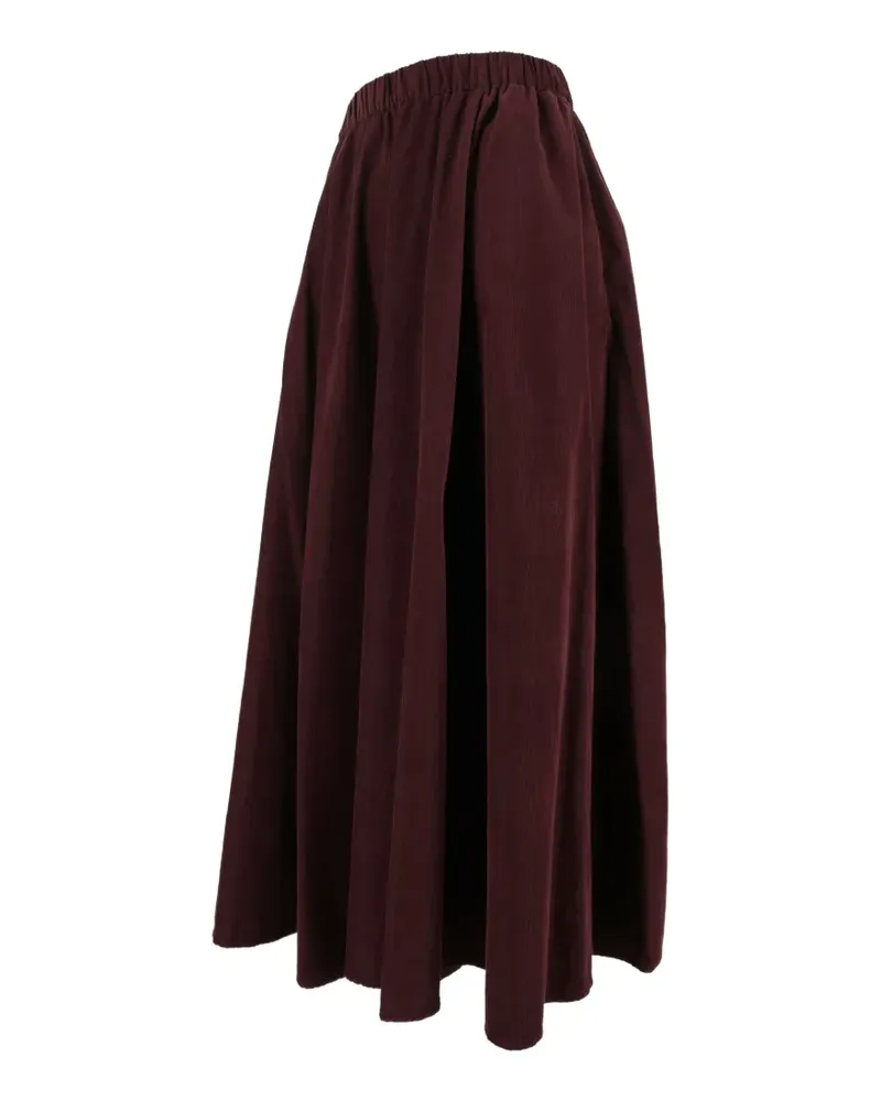 ASPESI elasticated-waist long skirt - Rot Rot