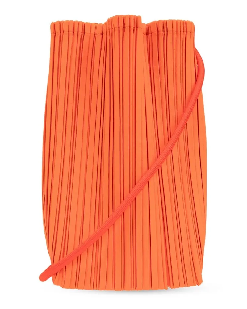 Issey Miyake Bloom Pleat Umhängetasche Orange