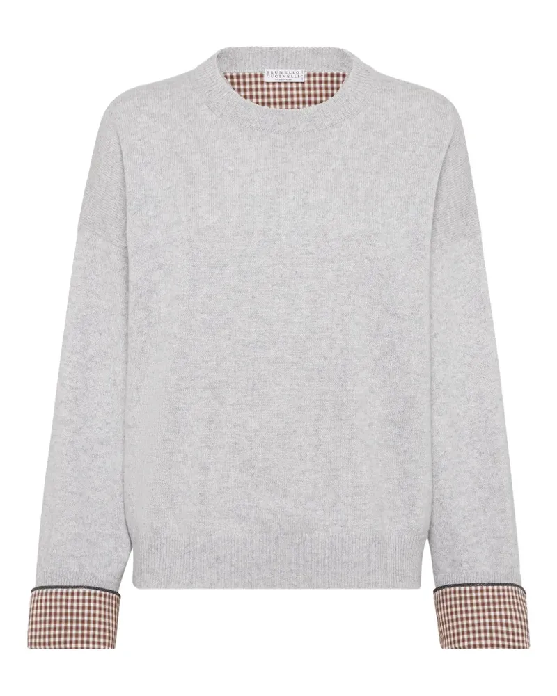 Brunello Cucinelli Pullover aus Kaschmir - Grau Grau