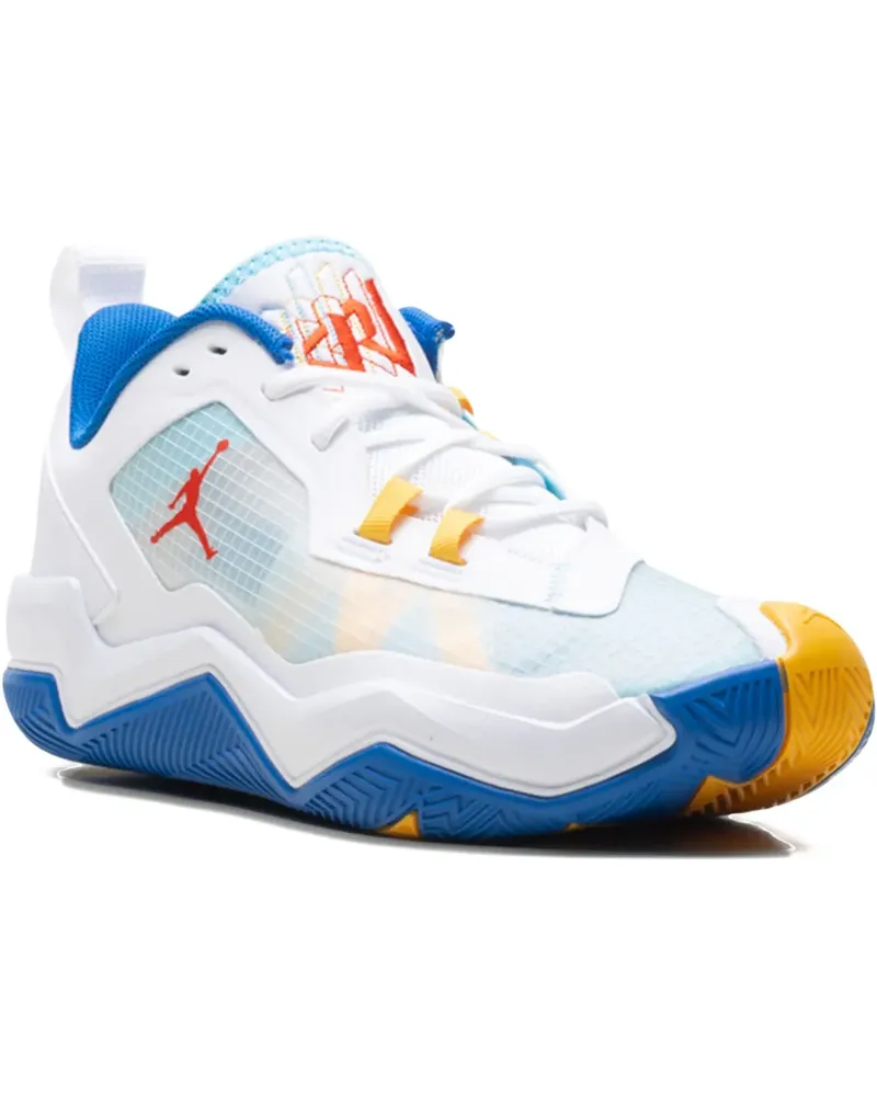 Jordan One Take 4 "Lagoon Pulse" Sneakers - Weiß Weiß