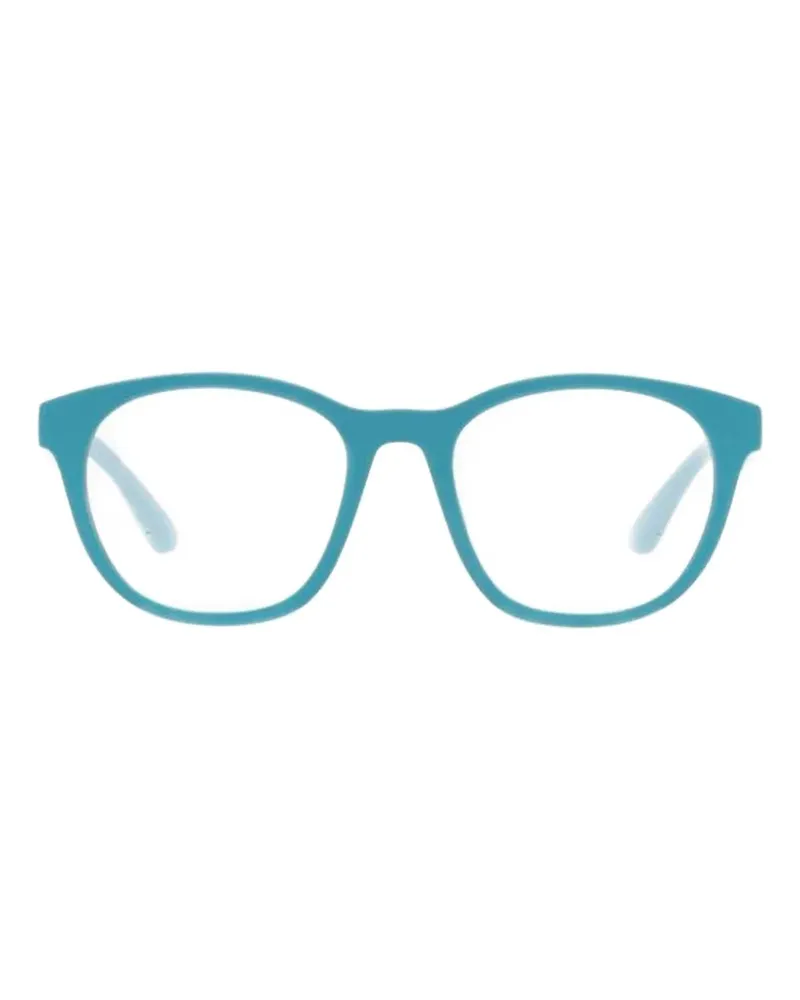 Emporio Armani Brille mit rundem Gestell - Blau Blau