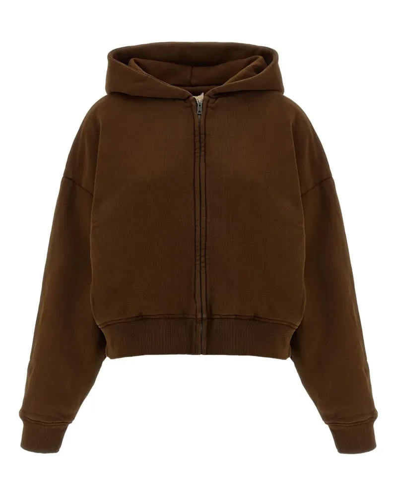 Entire Studios Stückgefärbter Thermo-Hoodie - Braun Braun