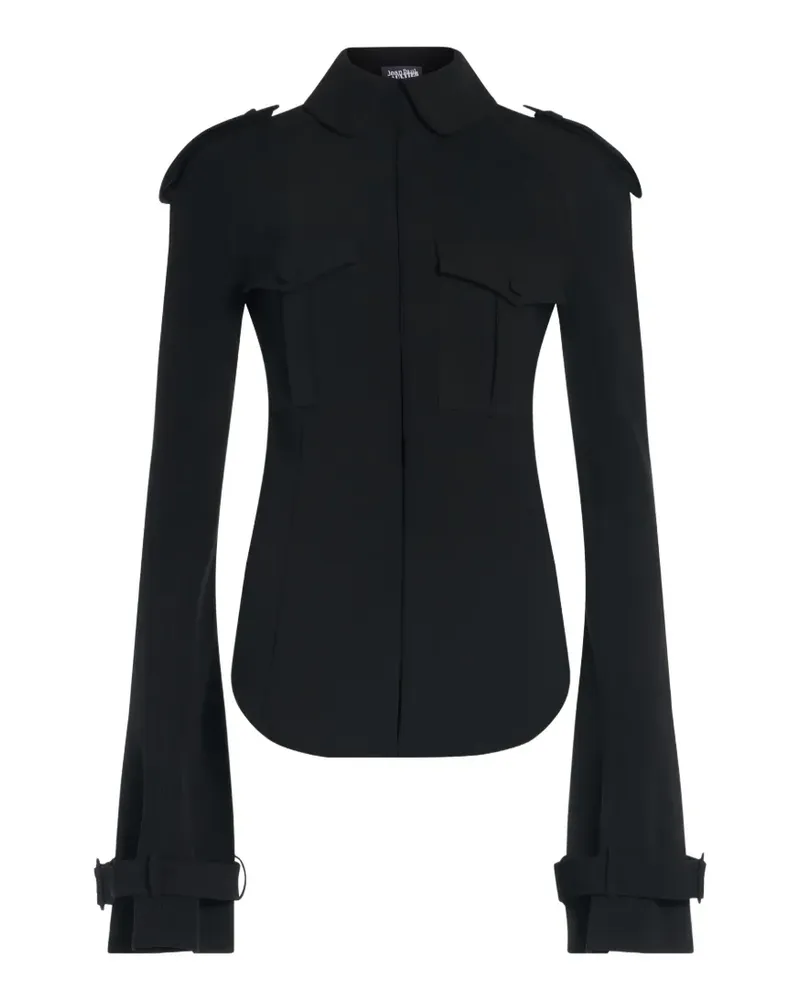 Jean Paul Gaultier The Military Hemd - Schwarz Schwarz