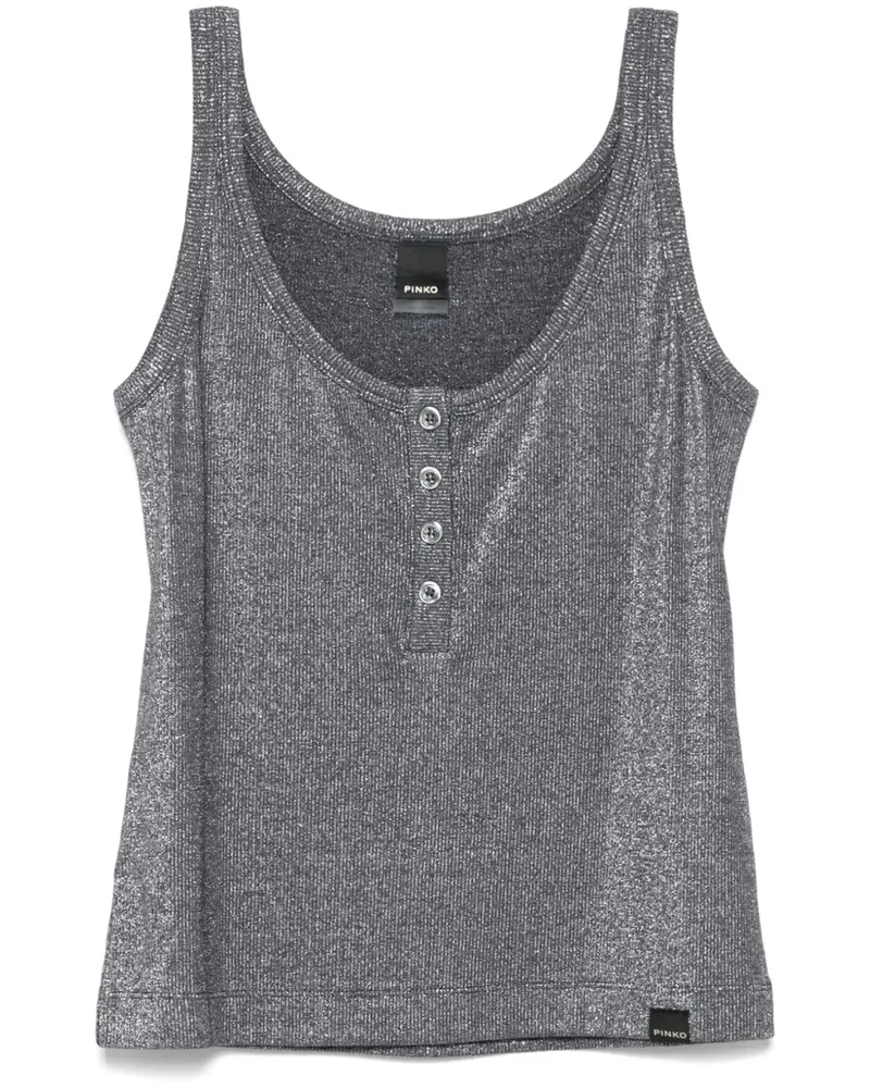Pinko Gestricktes Tanktop - Blau Blau