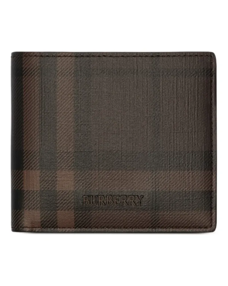 Burberry City Check Coin Portemonnaie - Braun Braun