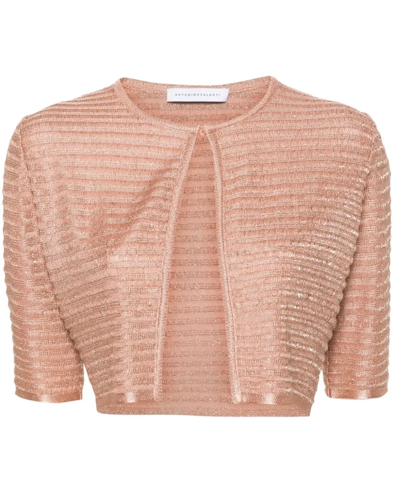 Antonino Valenti Linda Carrara Cropped-Cardigan Rosa