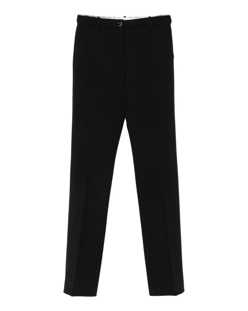 nine:inthe:morning pressed-crease tailored trousers - Schwarz Schwarz