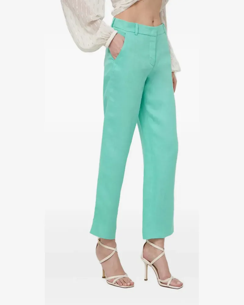 Luisa Spagnoli Hose mit Taschendetail - Grün Grün