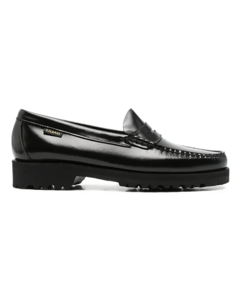 G.H. Bass & Co. Penny lug-sole loafers - Schwarz Schwarz