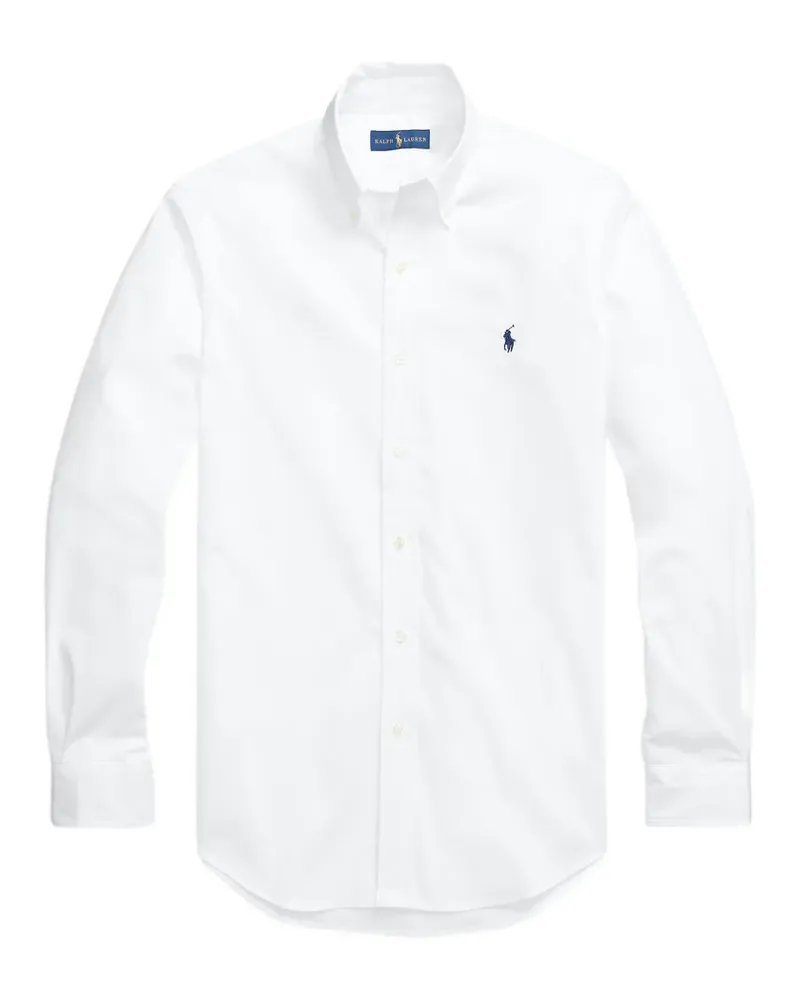 Ralph Lauren logo-embroidered buttoned shirt - Weiß Weiß