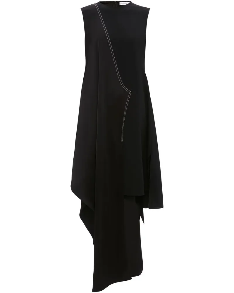 J.W.Anderson Asymmetrisches Trägerkleid - Schwarz Schwarz