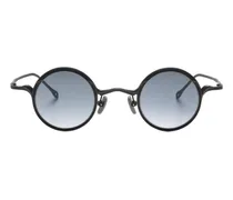 Matte Sonnenbrille mit rundem Gestell