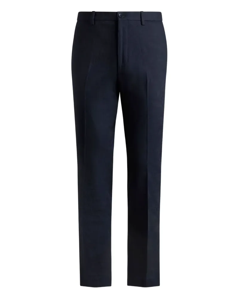 Etro Klassische Hose aus Paisley-Jacquard - Blau Blau