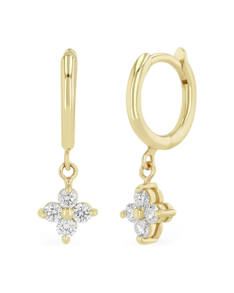 ZOË CHICCO 14kt Gelbgoldohrringe mit Diamanten Gold