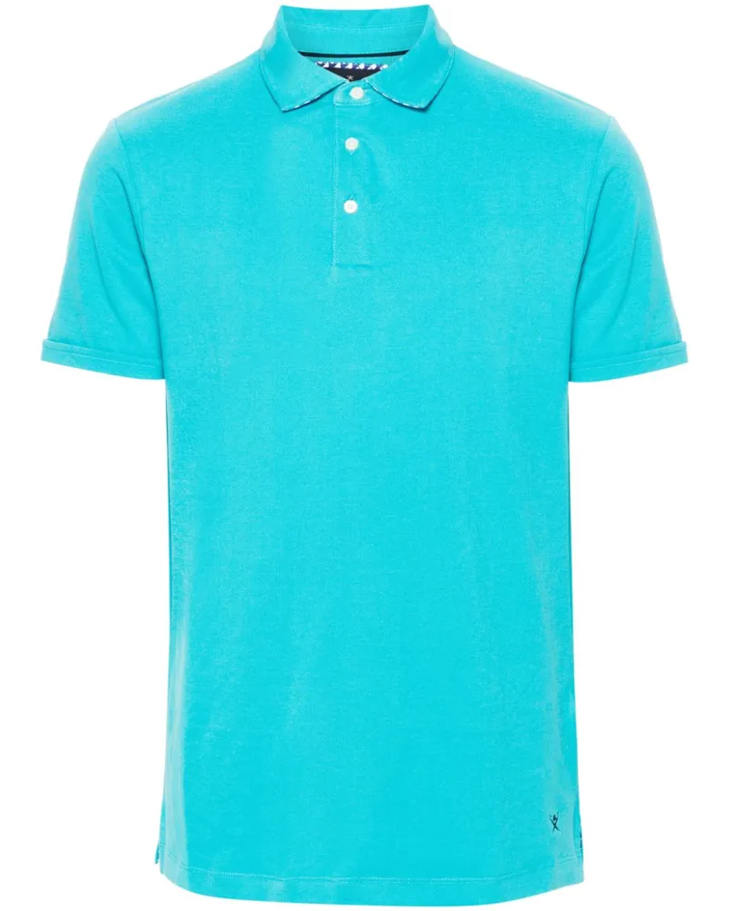 Hackett Poloshirt mit kurzen Ärmeln - Blau Blau