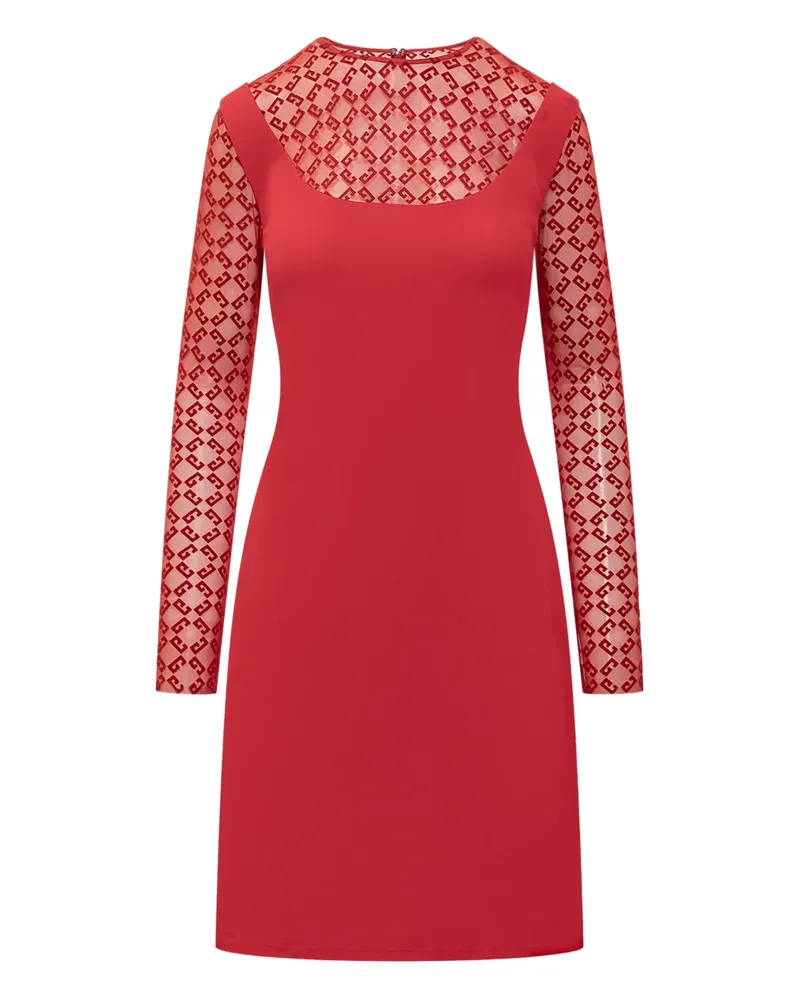 Givenchy Midikleid mit Muster - Rot Rot
