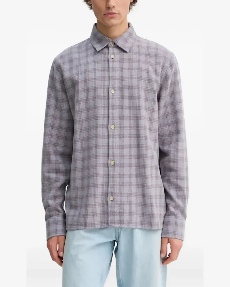 Won Hundred Kariertes Button-down-Hemd - Violett Violett
