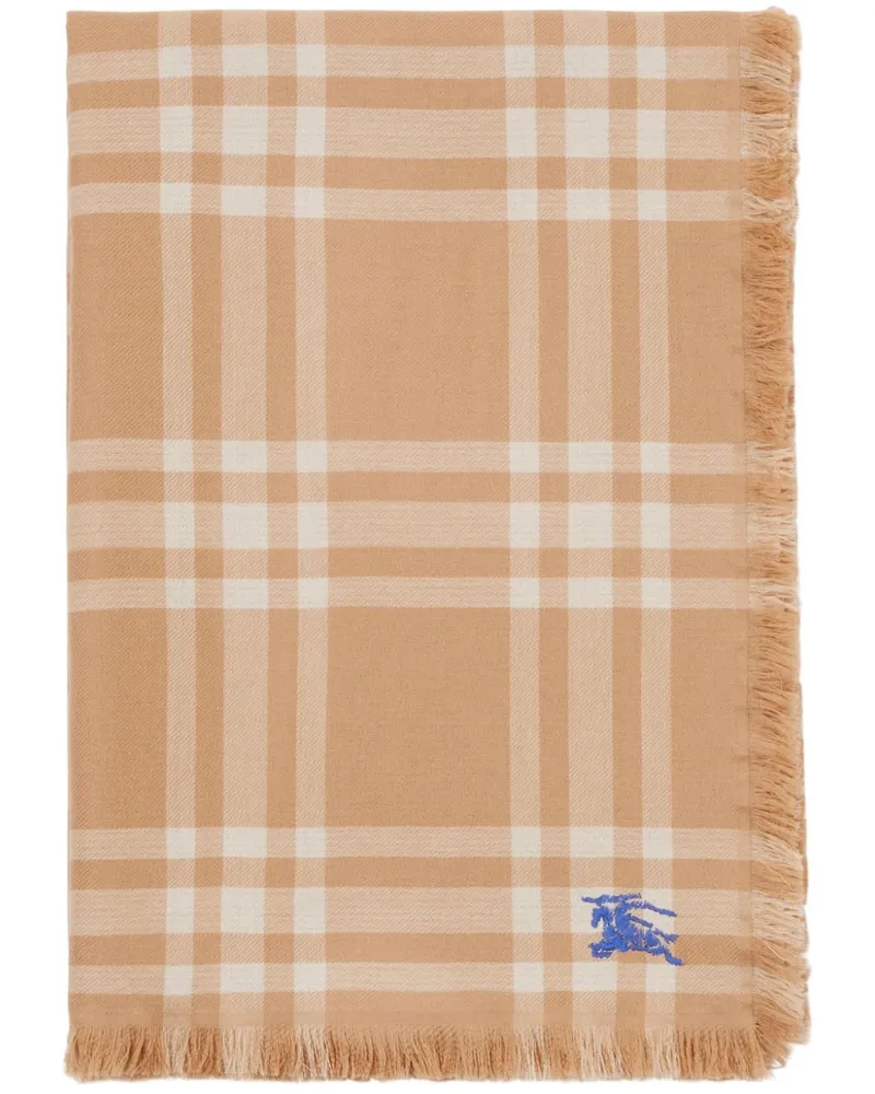 Burberry Schal mit Karomuster - Nude Nude