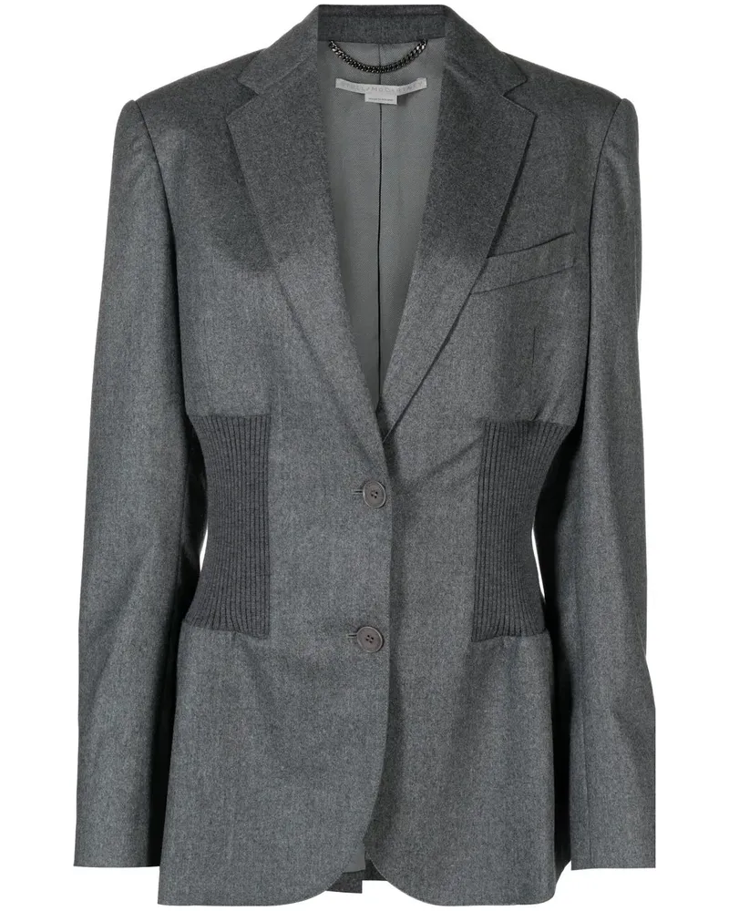 Stella McCartney Einreihiger Blazer - Grau Grau