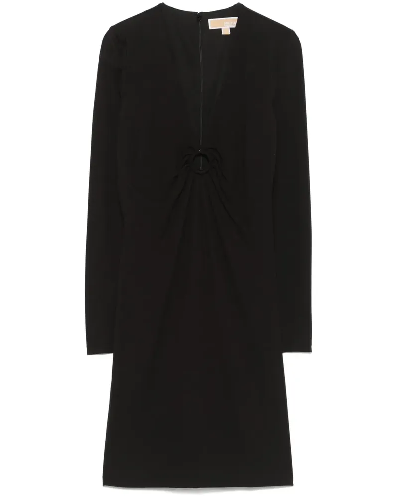 Michael Kors Mattes Minikleid - Schwarz Schwarz