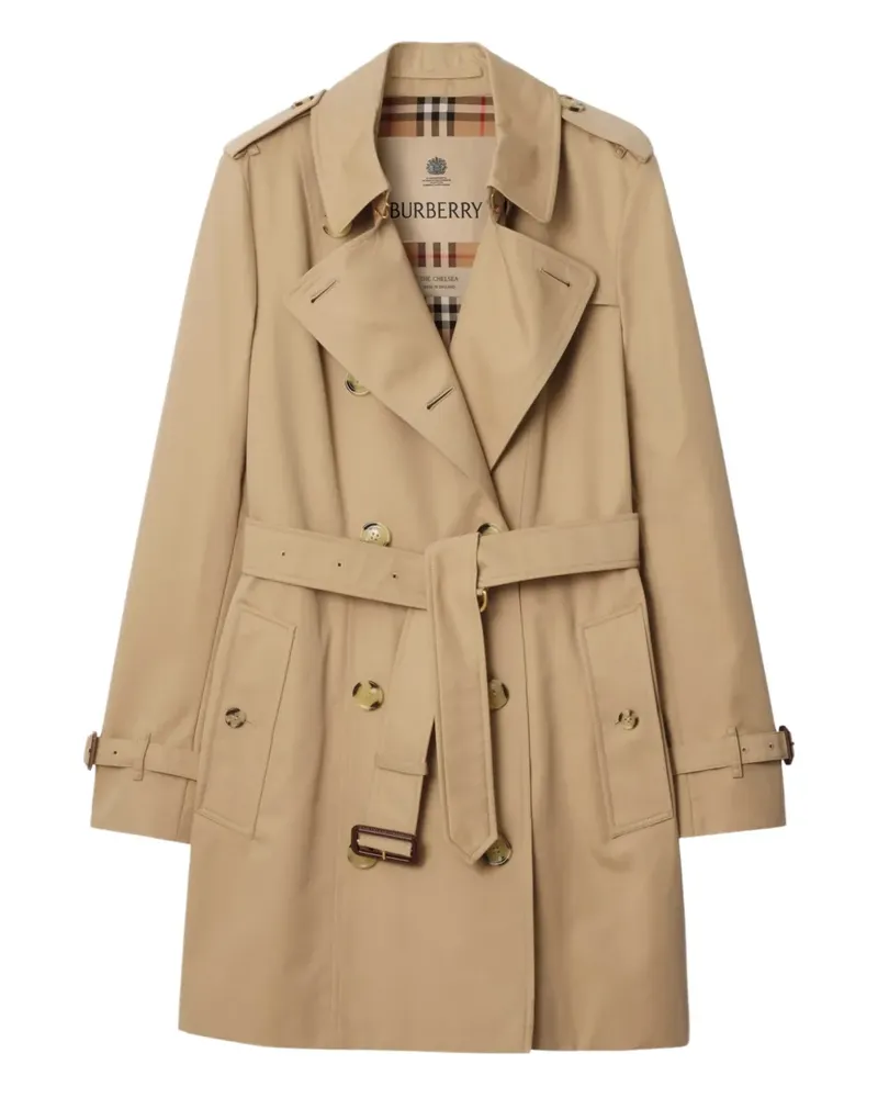 Burberry Trenchcoat mit Gürtel - Nude Nude