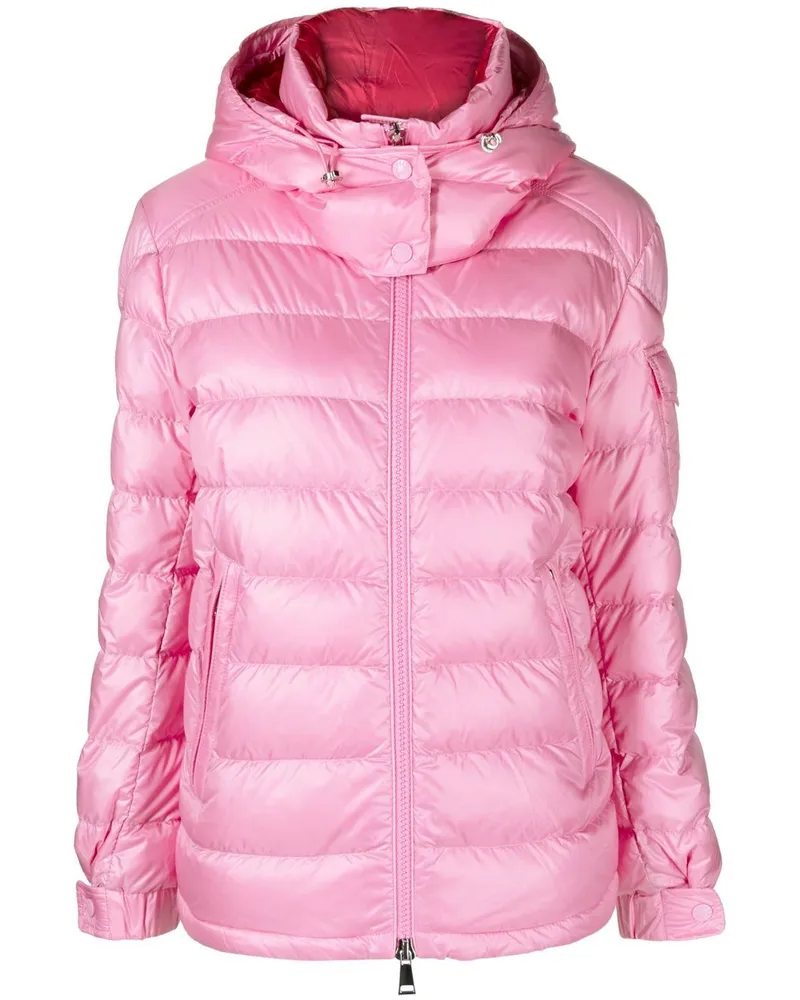 Moncler Gesteppte Dalles Kapuzenjacke - Rosa Rosa