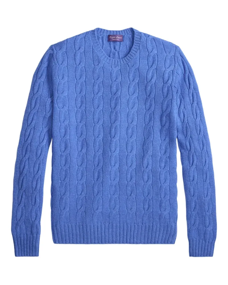 Ralph Lauren Pullover mit Zopfmuster - Blau Blau