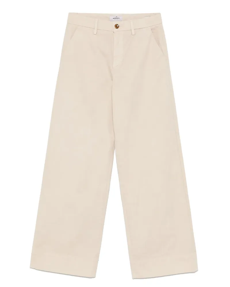 Mason's Hose aus Gabardine - Nude Nude