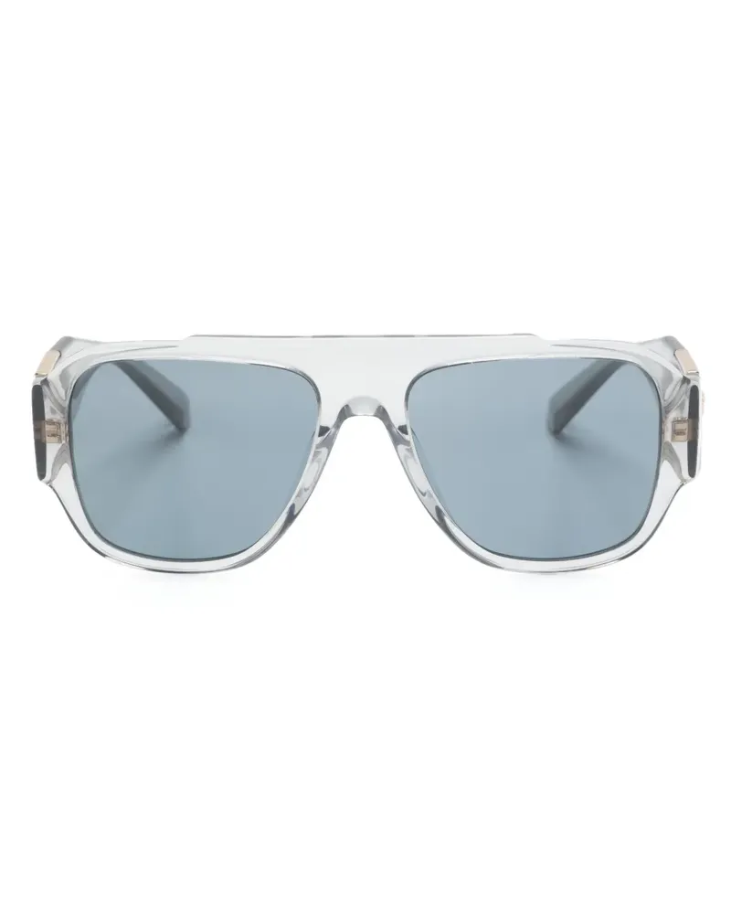 Versace Macys Sonnenbrille mit eckigem Gestell - Grau Grau