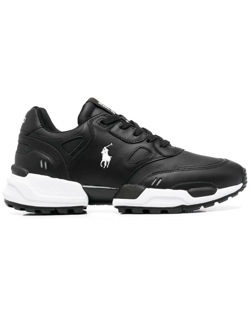 Ralph Lauren Sneakers mit Logo - Schwarz Schwarz