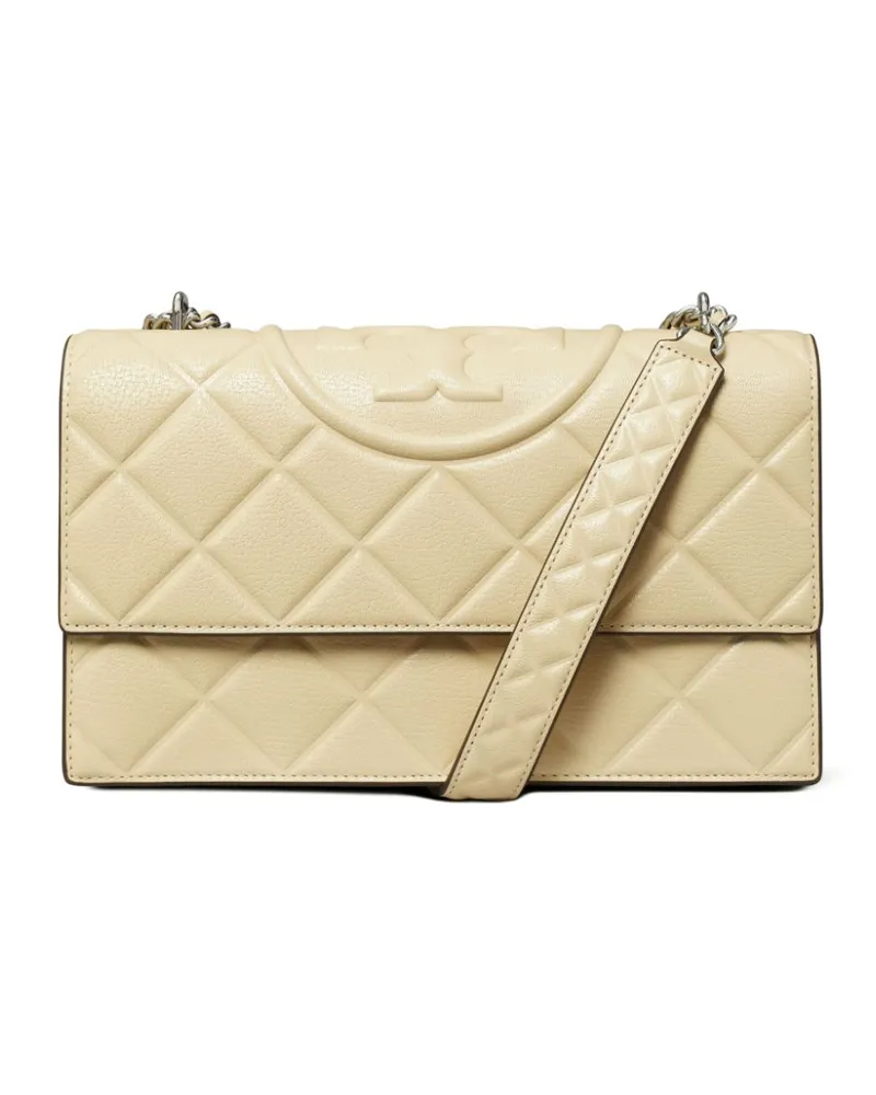 Tory Burch Fleming Schultertasche - Nude Nude