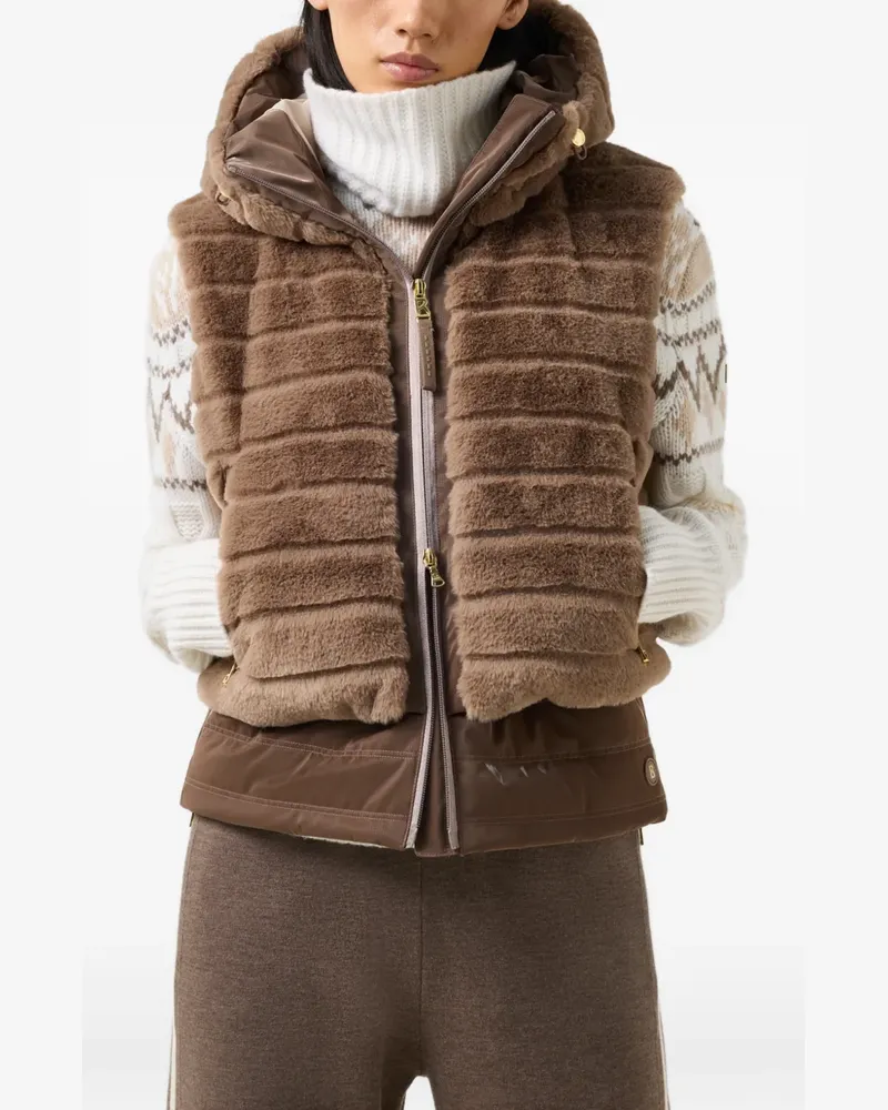 Bogner Manda Weste aus Faux Fur - Braun Braun