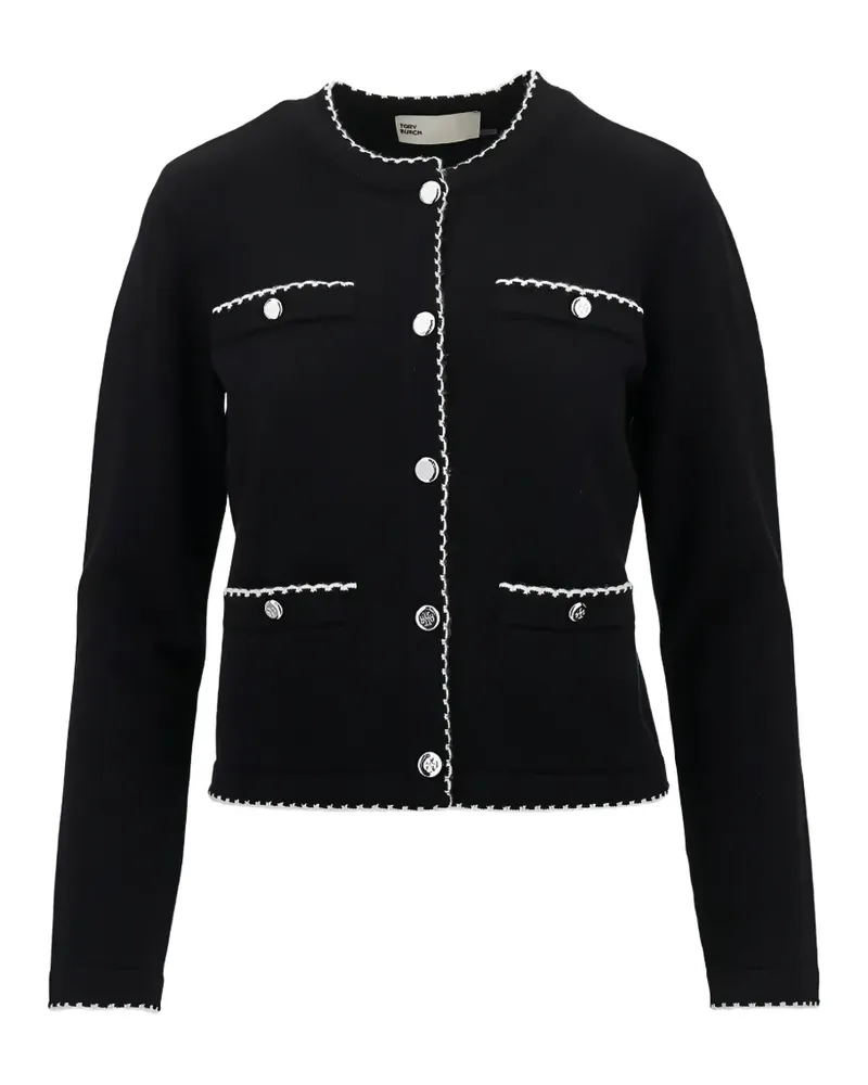Tory Burch Kendra Cardigan mit Knöpfen - Schwarz Schwarz