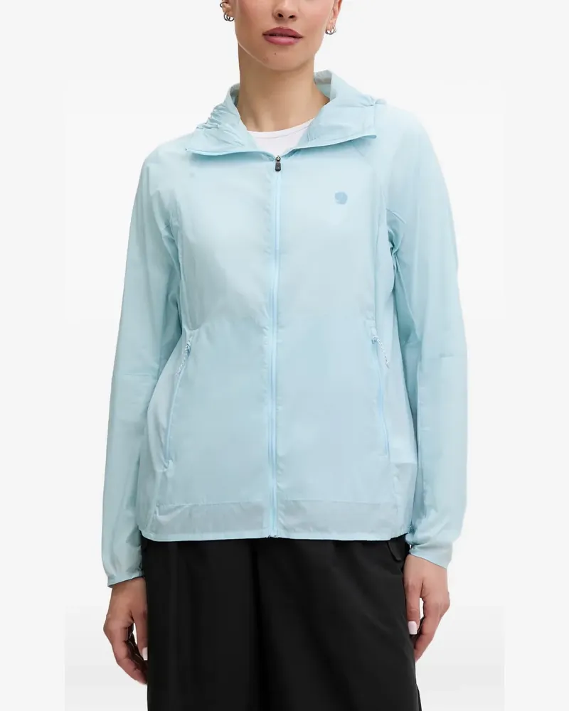 Fjäll Räven Keb Lätt logo-motif hooded jacket - Blau Blau