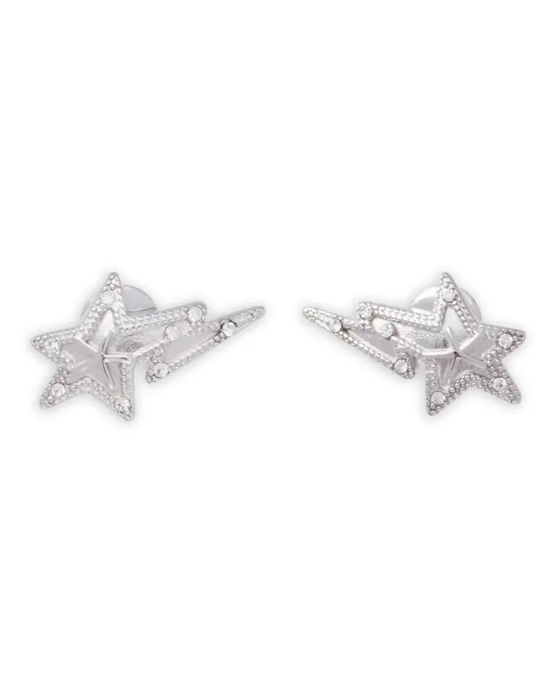 BAPE Ohrringe mit ikonischem Star Bolt-Motiv - Silber Silber