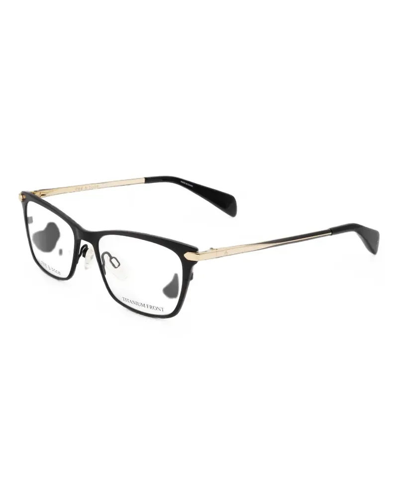 Rag & Bone Brille mit eckigem Gestell - Schwarz Schwarz