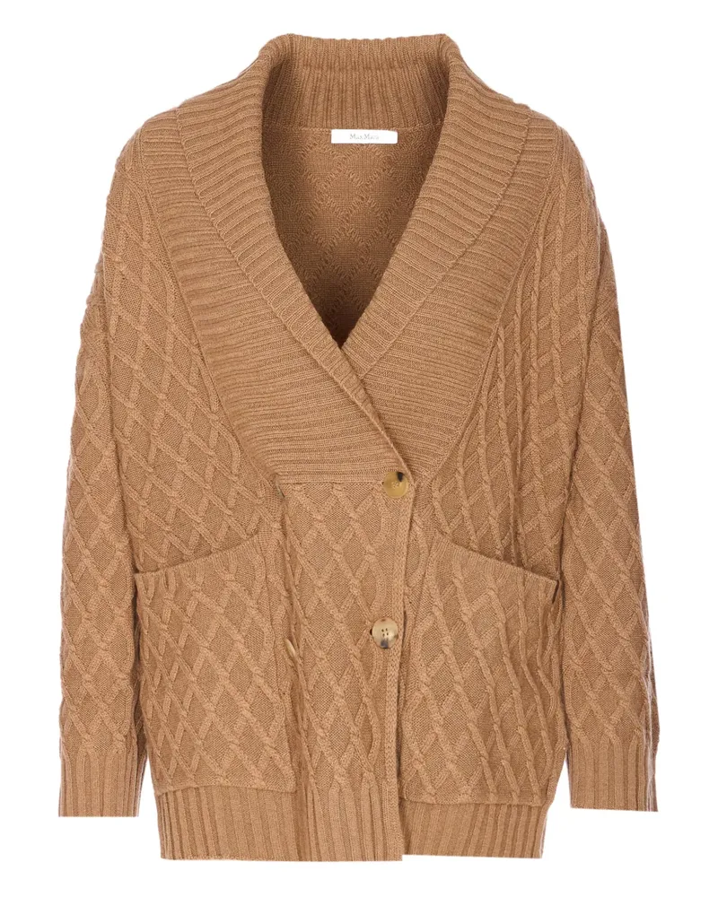 Max Mara Doppelreihiger Mirca Cardigan - Braun Braun