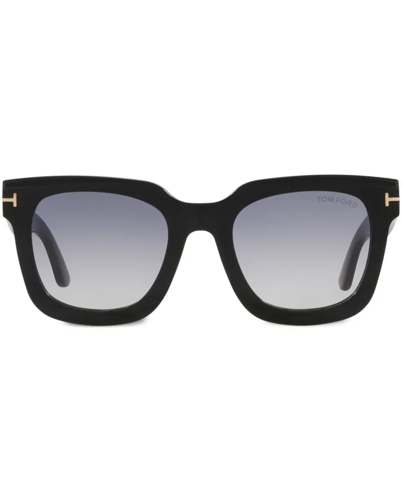 Tom Ford Eckige FT1115 Sonnenbrille - Schwarz Schwarz