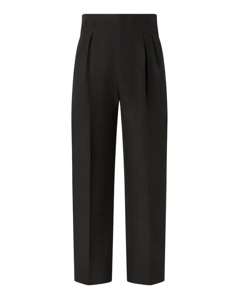 Ermenegildo Zegna Hose aus Wolle und Mohär - Schwarz Schwarz
