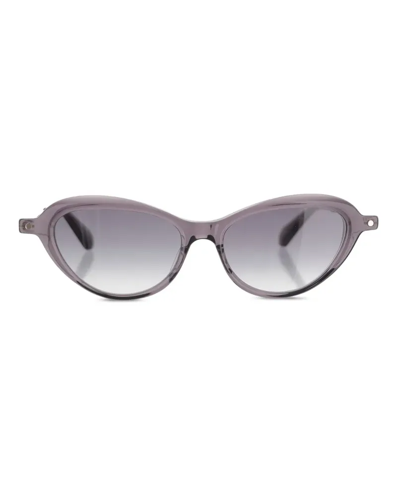 Carven Sonnenbrille mit ovalem Gestell - Grau Grau