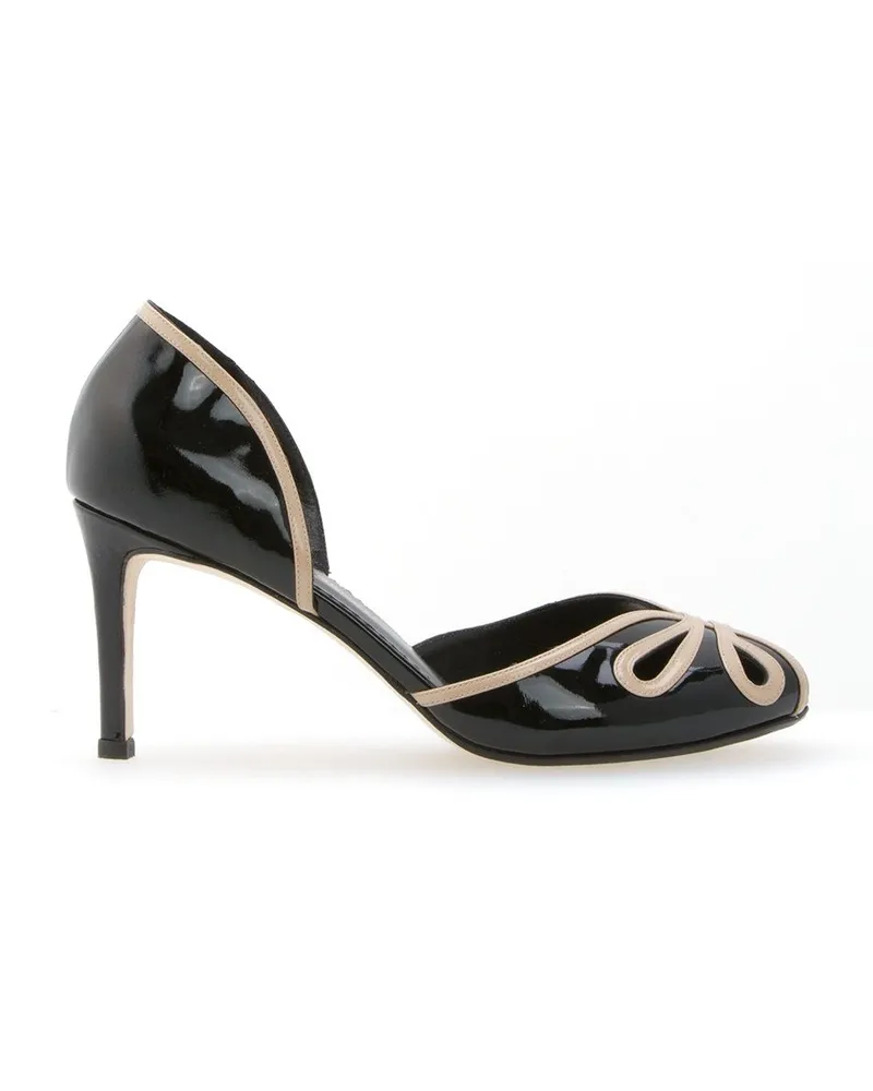 Sarah Chofakian Pumps aus Lackleder - Schwarz Schwarz